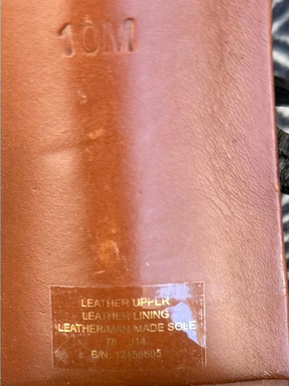 Tory Burch again size leather